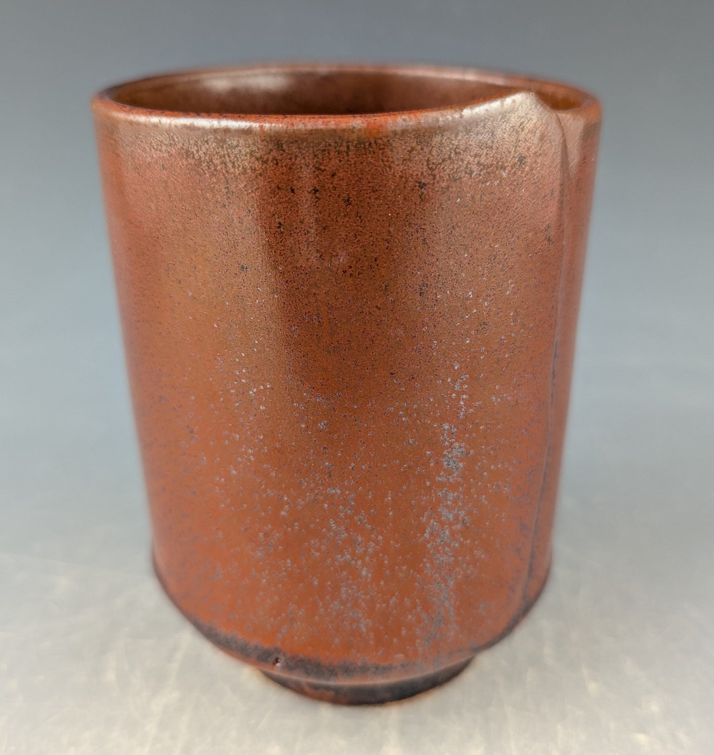 Rust cup with foot ring # 1